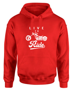 Live to ride motorcycle hoodie - Fivestartees