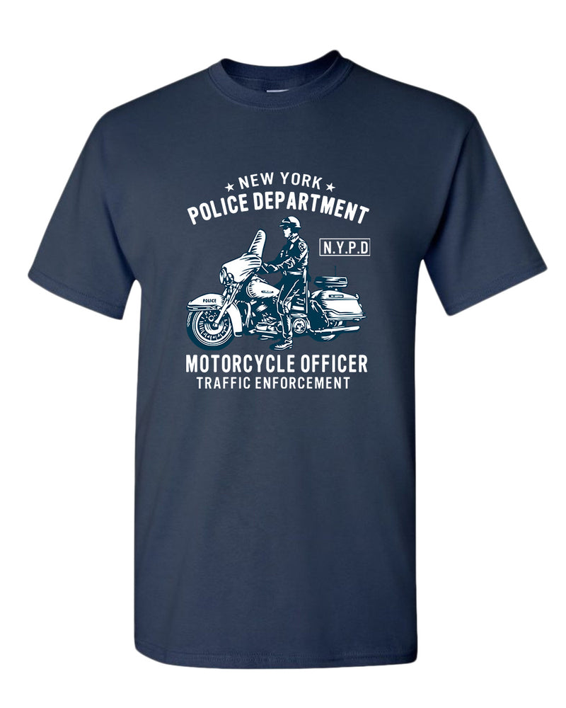 New York motorcycle officer traffic t-shirt - Fivestartees