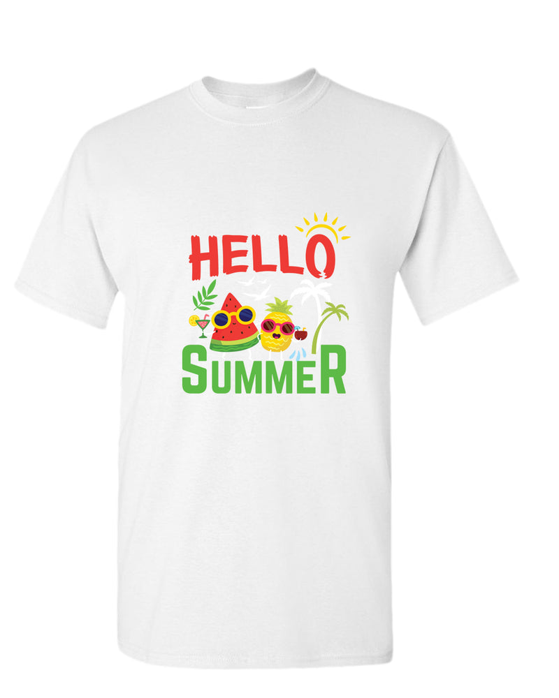 Hello summer t-shirt, summer t-shirt, beach party t-shirt - Fivestartees