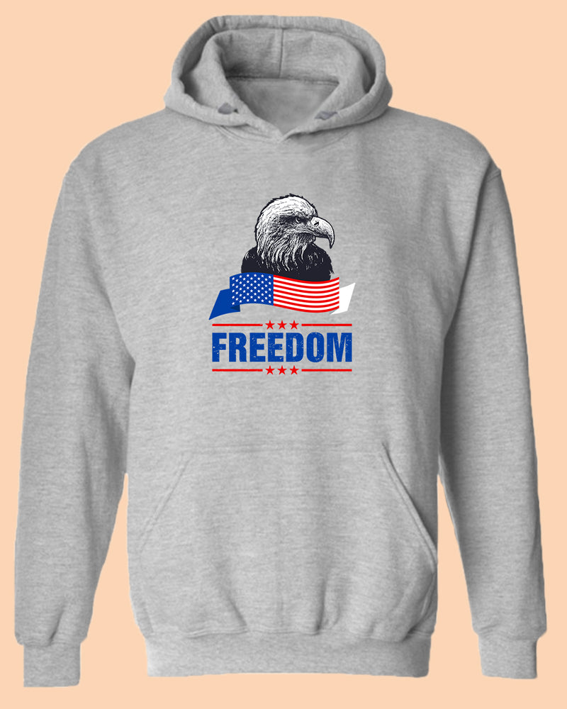 Freedom hoodie with Eagle - Fivestartees