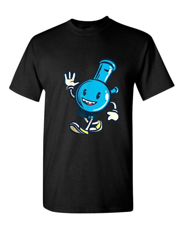 Happy cartoon smoke pipe t-shirt - Fivestartees