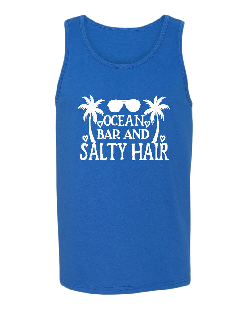 Ocean, bar and salty hair tank top, summer tank top, beach party tank top - Fivestartees