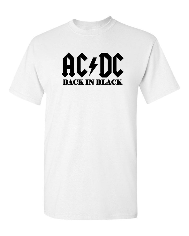 ACDC T-shirt Back in Black T-shirt Classic Rock T-shirt - Fivestartees