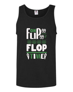 On flip flop time tank top, summer tank top, beach party tank top - Fivestartees