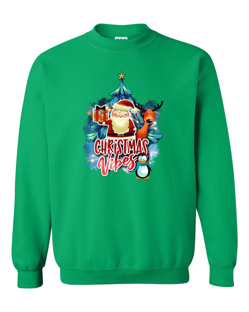 Christmas vibes Sweatshirt, Holiday Sweatshirt - Fivestartees