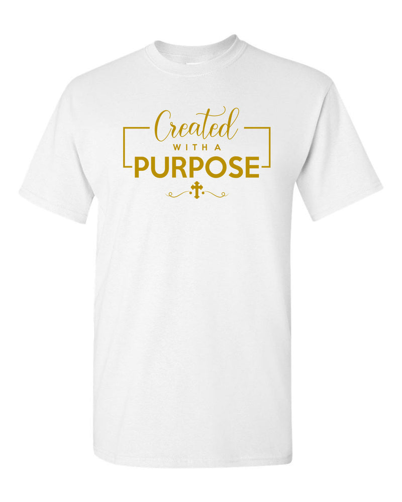 Created with a purpose T-shirt, Religious, Christian T-shirt - Fivestartees