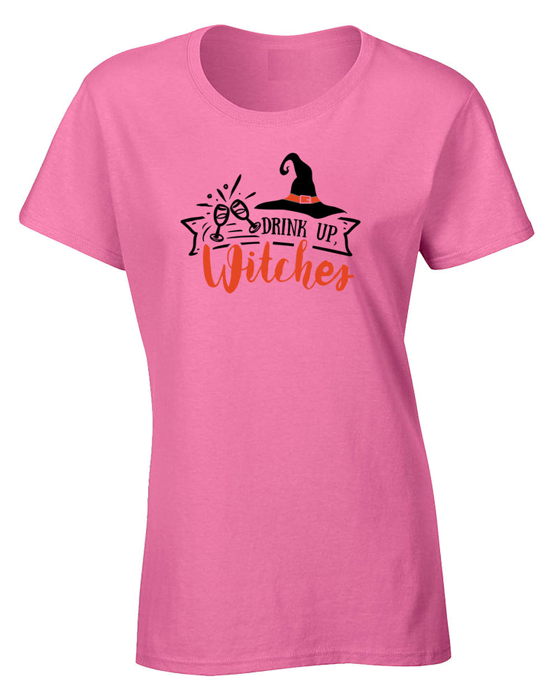 drink up witches t-shirt women Halloween t-shirt - Fivestartees