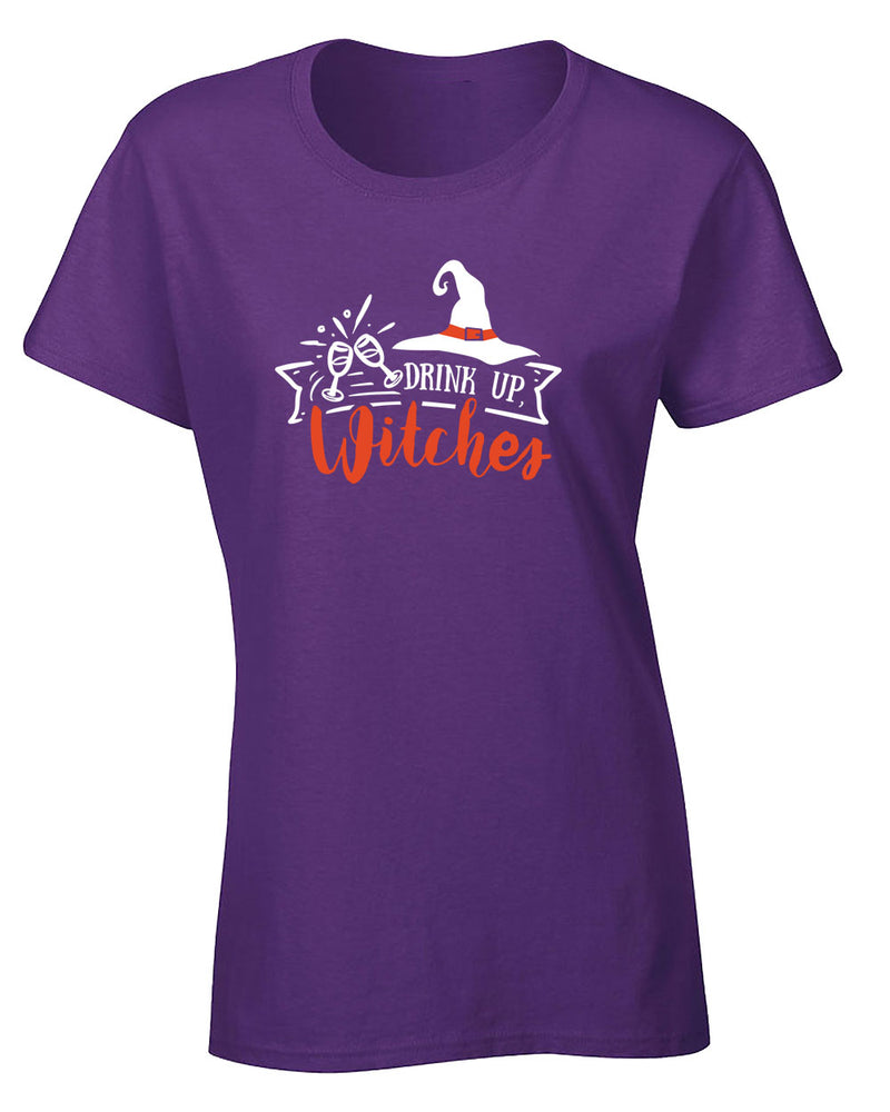drink up witches t-shirt women Halloween t-shirt - Fivestartees