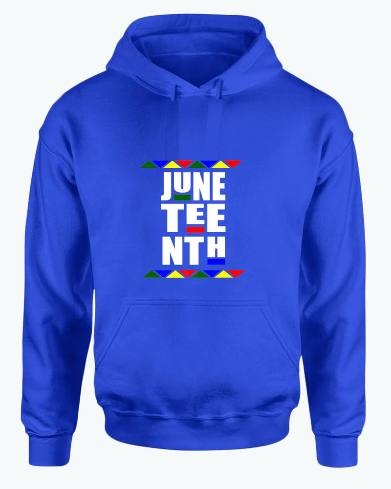 Juneteenth colorful hoodie - Fivestartees