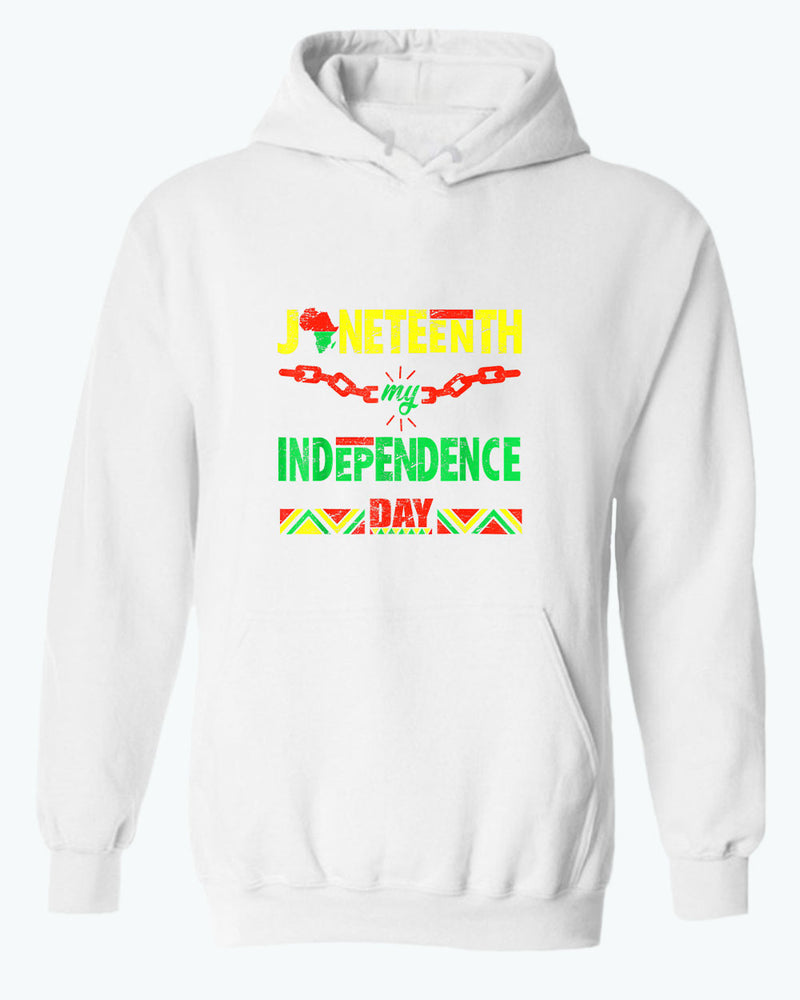Juneteenth my independence day hoodie - Fivestartees