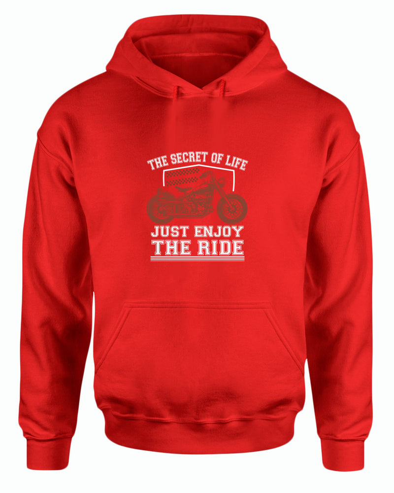 The secret of life, just enjoy the ride hoodie - Fivestartees