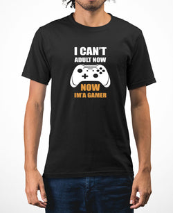 I can't adult now, now I'm gaming t-shirt funny video game t-shirt - Fivestartees