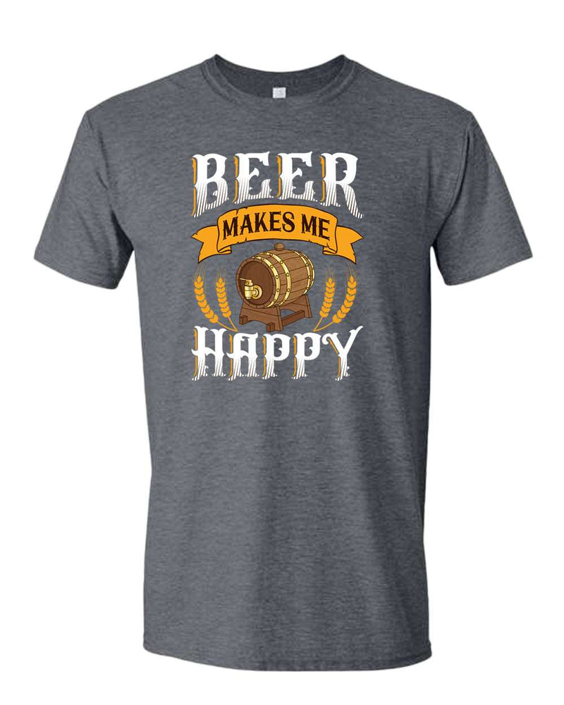 Beer makes me happy t-shirt - Fivestartees