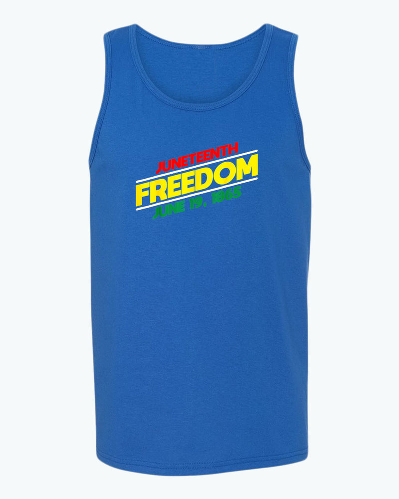 juneteenth freedom tank top dash design - Fivestartees