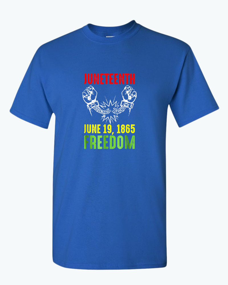 Freedom tees broken chain june 19 1865 t-shirt - Fivestartees