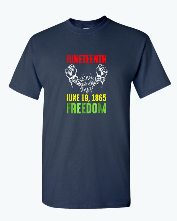 Freedom tees broken chain june 19 1865 t-shirt - Fivestartees