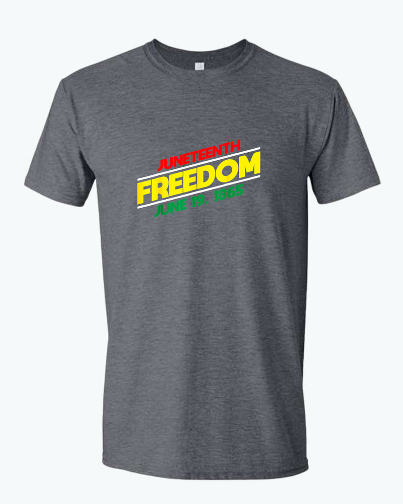 Juneteenth freedom t-shirt dash design - Fivestartees