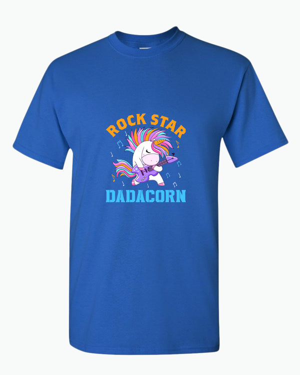 Rockstar dadacorn t-shirt, dad of girl t-shirt - Fivestartees