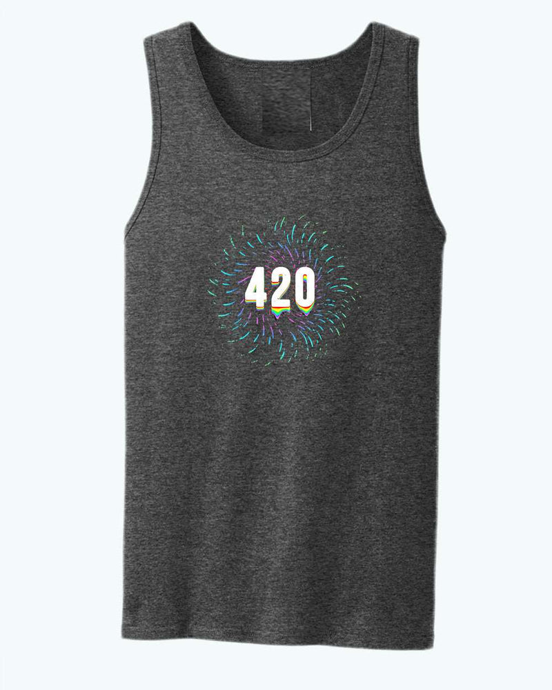 420 tik tok color tank top - Fivestartees
