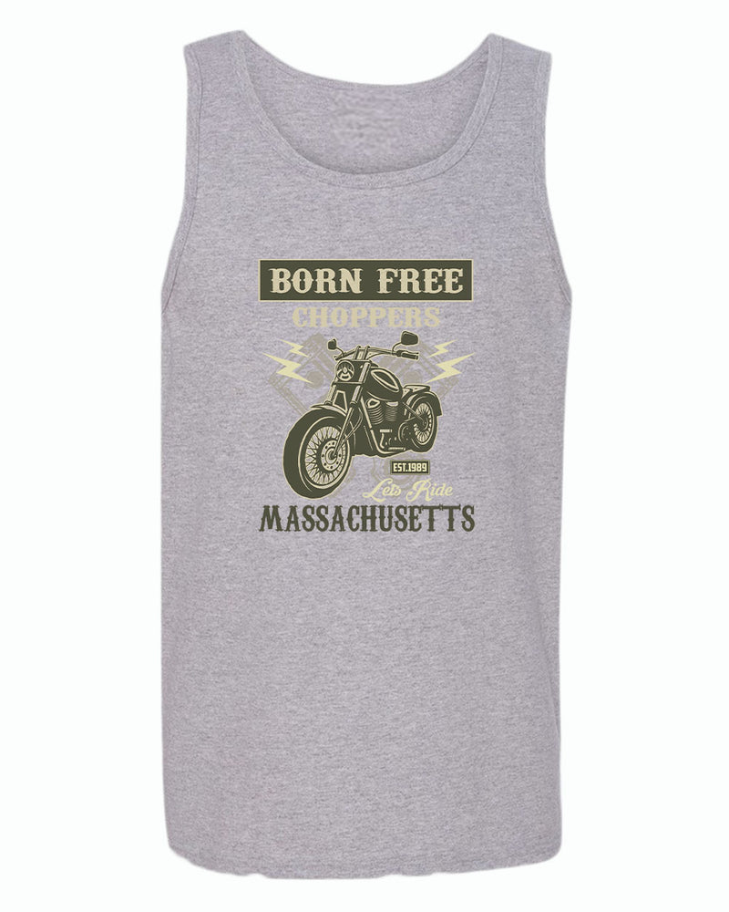 Born free choppers let's ride tank top - Fivestartees