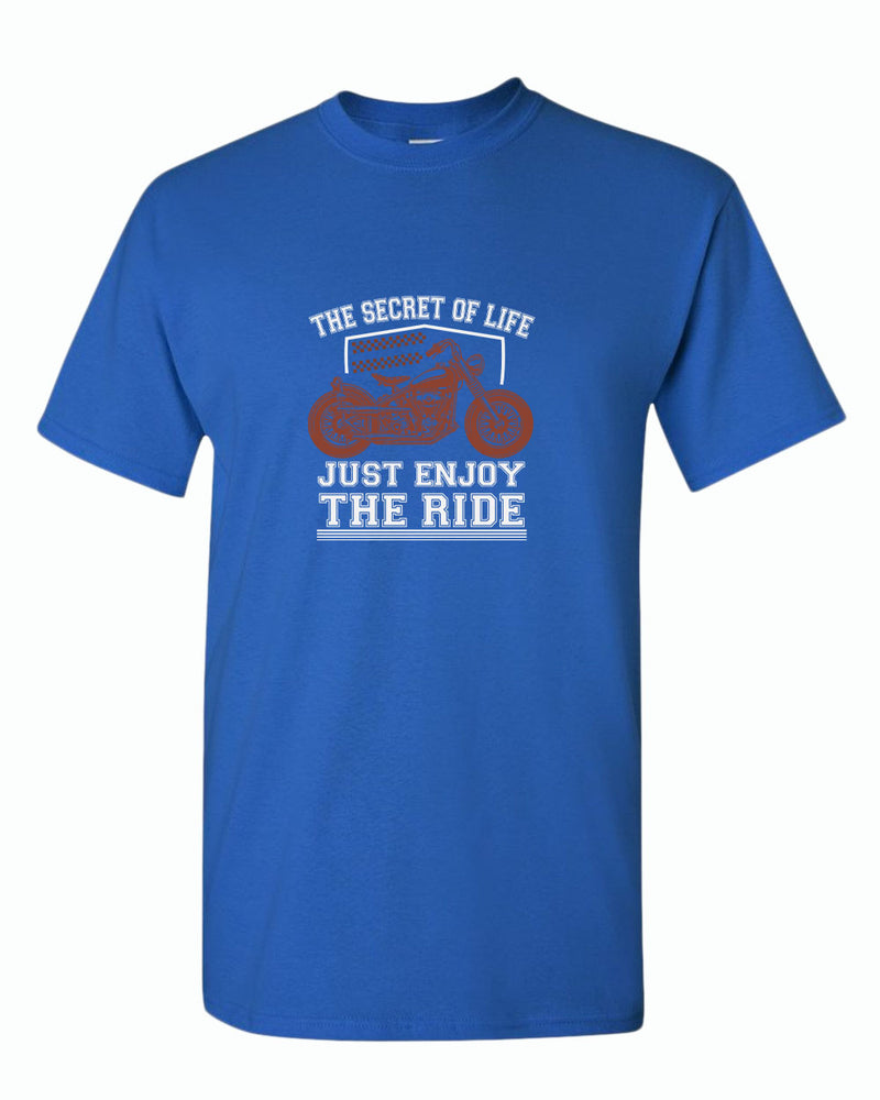 The secret of life, just enjoy the ride t-shirt - Fivestartees