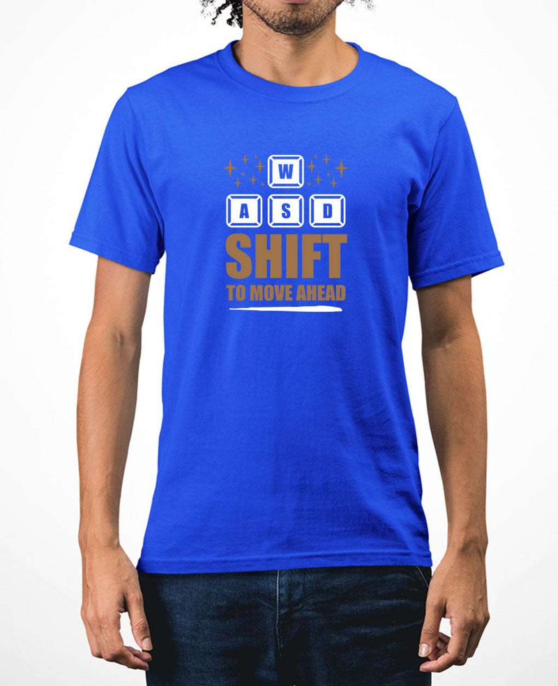 awsd shift to move ahead gamer t-shirt, funny gaming t-shirt - Fivestartees