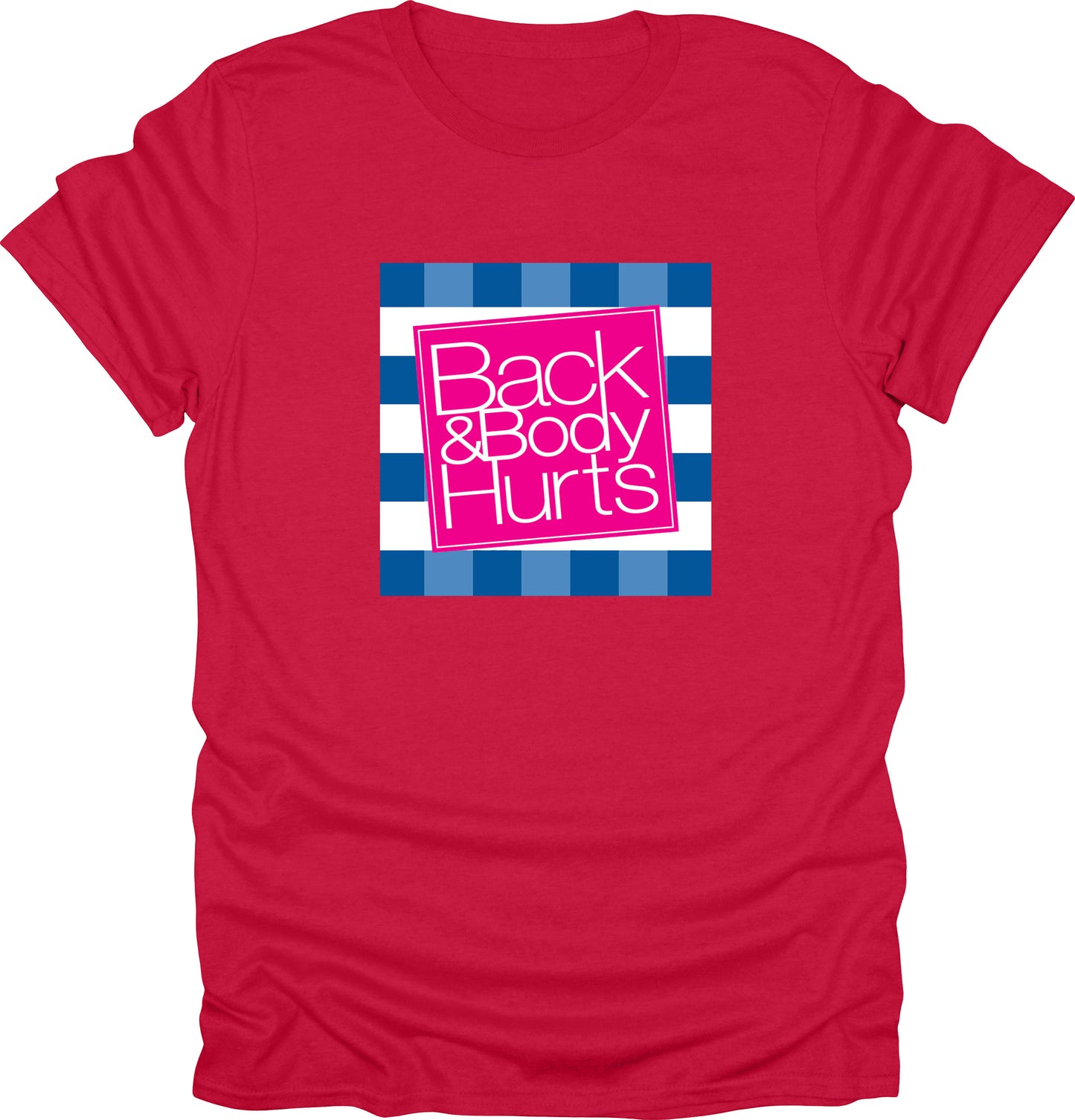 Back & Body hurts funny t-shirt humor t-shirt