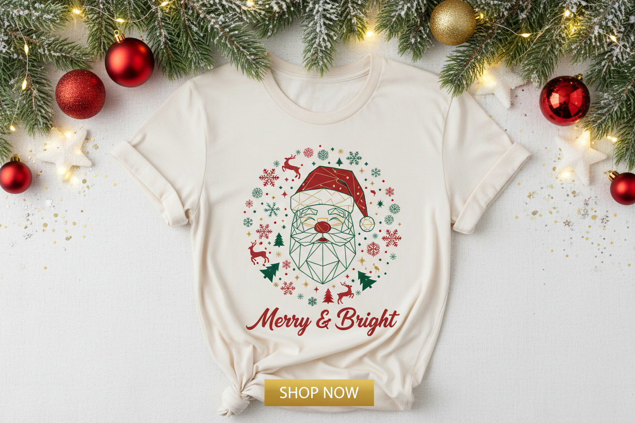christmas t-shirt banner