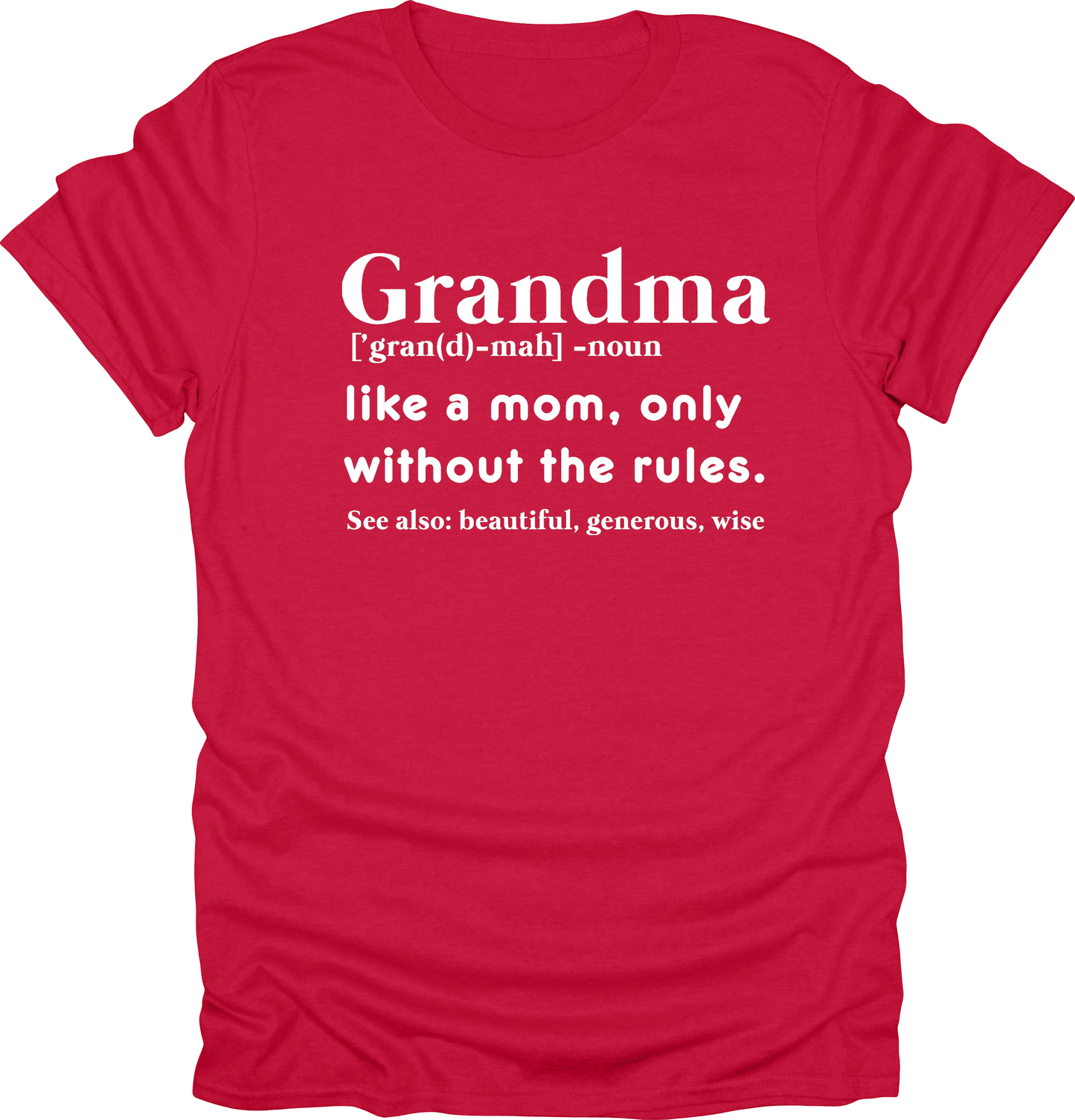 Grandma definition t-shirt, grandma gift t-shirt, funny grandma t-shirt