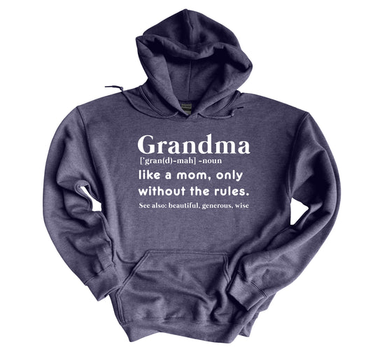 Grandma definition hoodie,  funny grandma hoodie