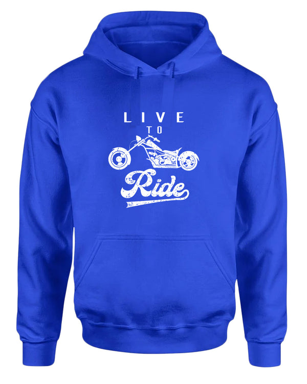 Live to ride motorcycle hoodie - Fivestartees