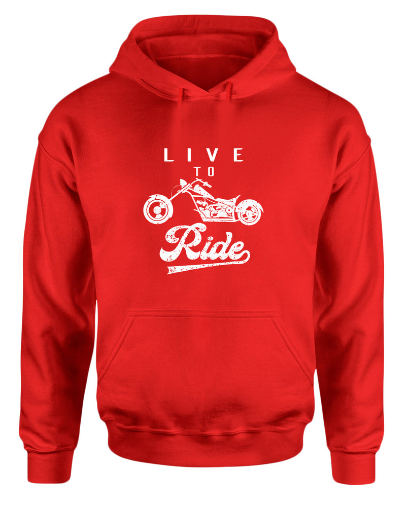 Live to ride motorcycle hoodie - Fivestartees