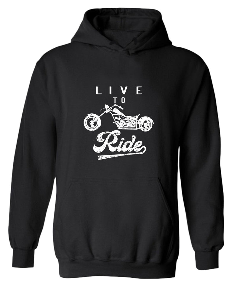 Live to ride motorcycle hoodie - Fivestartees