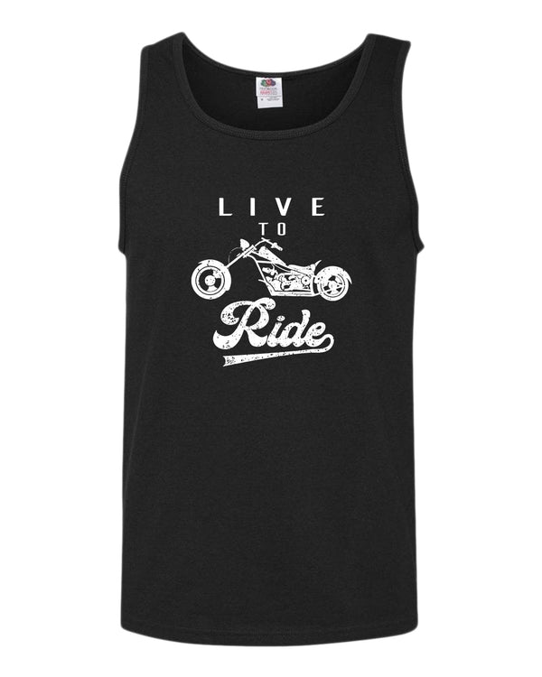 Live to ride motorcycle tank top - Fivestartees