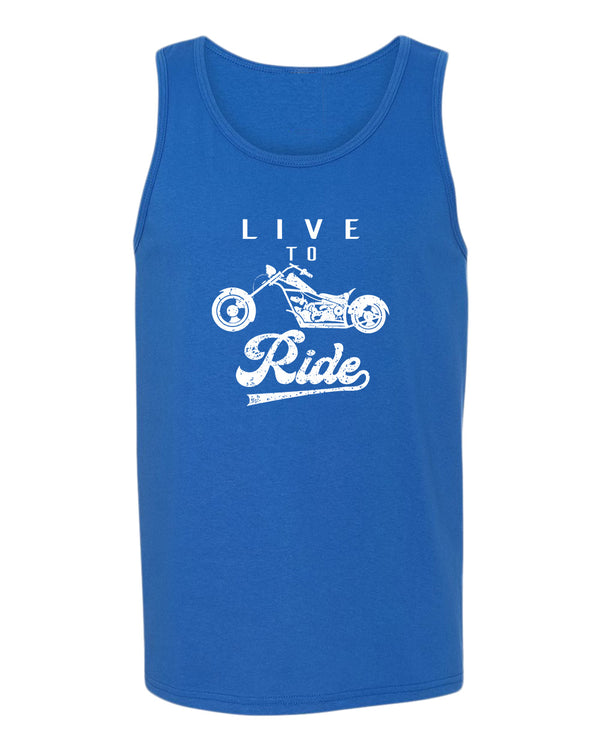 Live to ride motorcycle tank top - Fivestartees