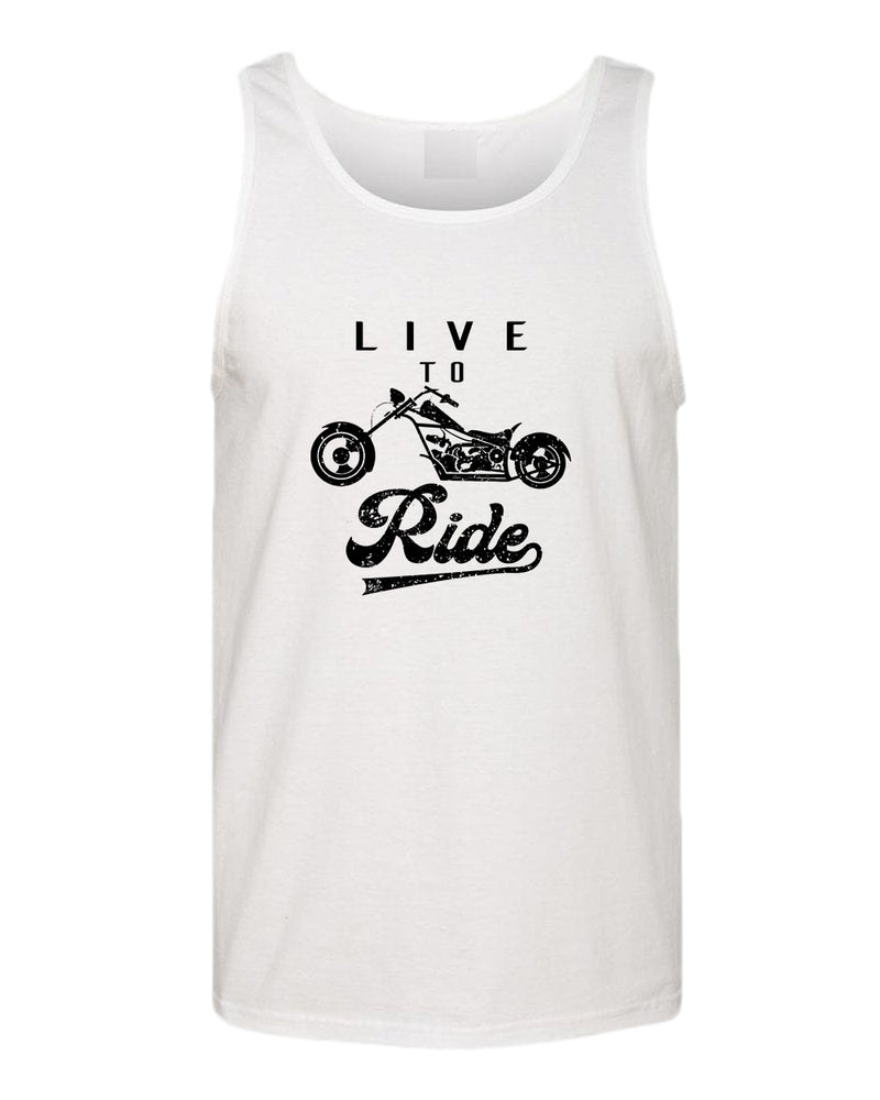 Live to ride motorcycle tank top - Fivestartees