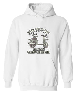 Ride with me classic rider club motorcycle hoodie - Fivestartees
