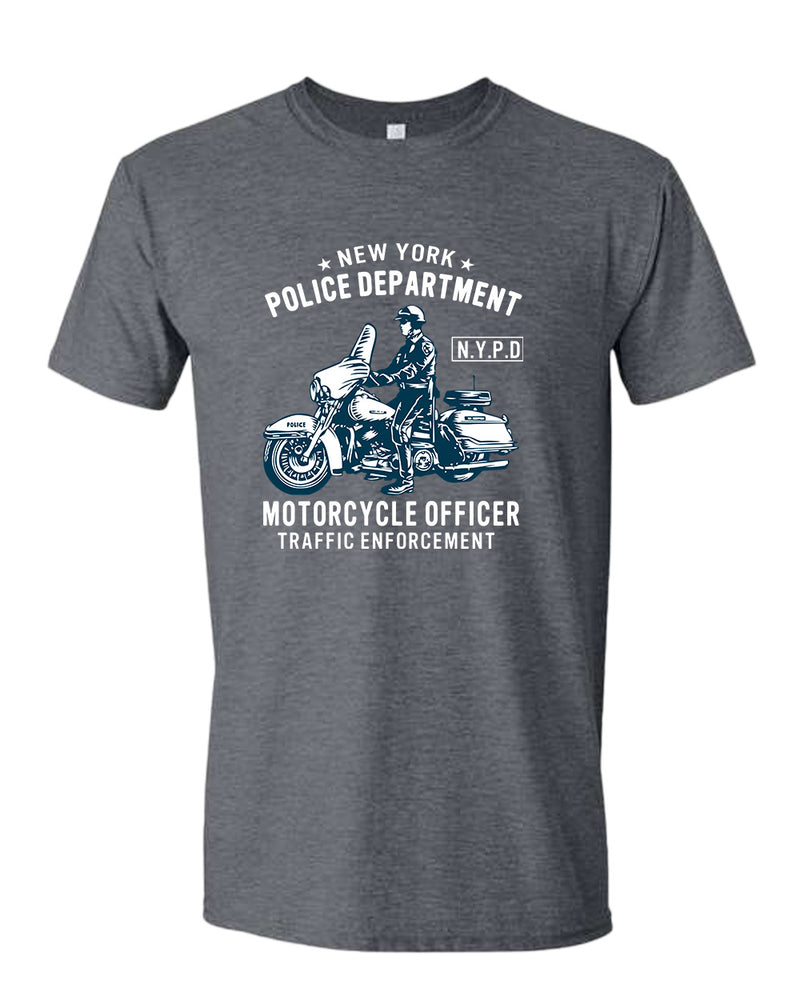 New York motorcycle officer traffic t-shirt - Fivestartees