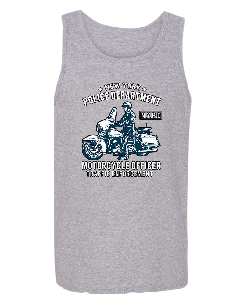 New York motorcycle officer traffic tank top - Fivestartees