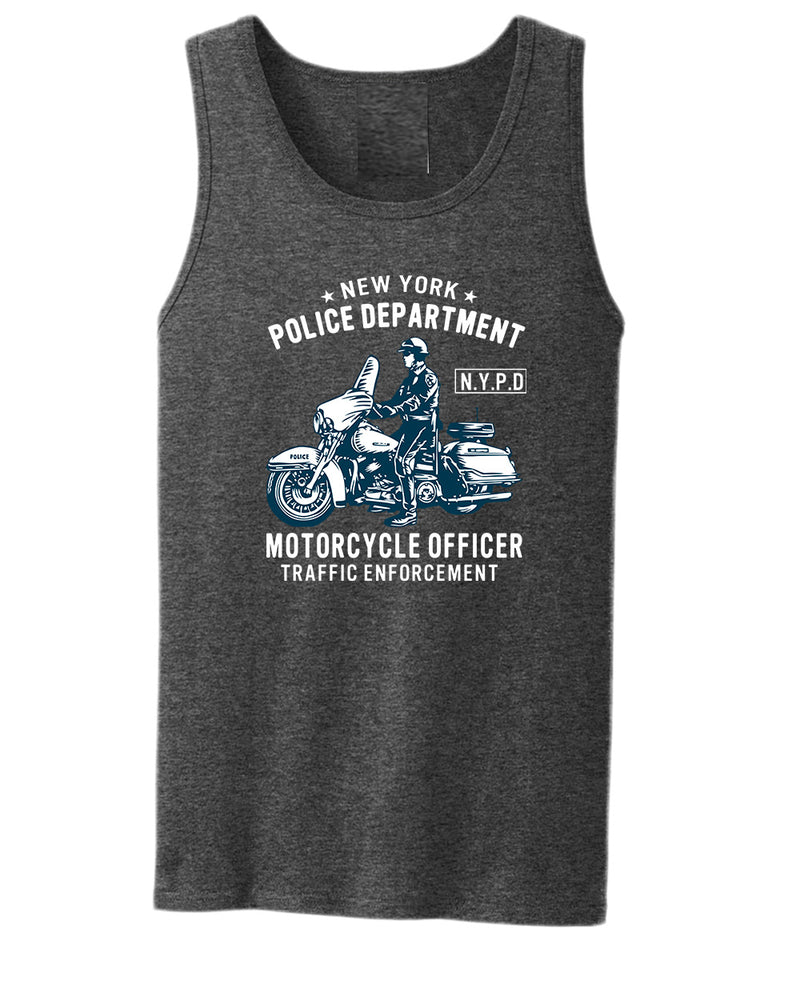 New York motorcycle officer traffic tank top - Fivestartees