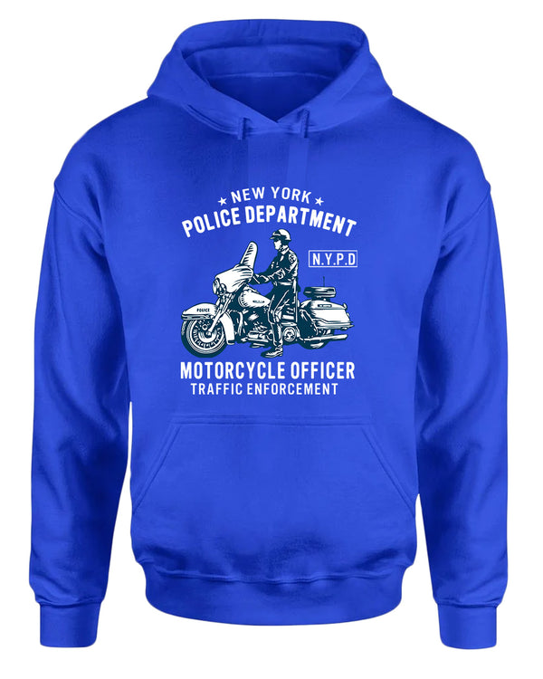 New York motorcycle officer traffic hoodie - Fivestartees