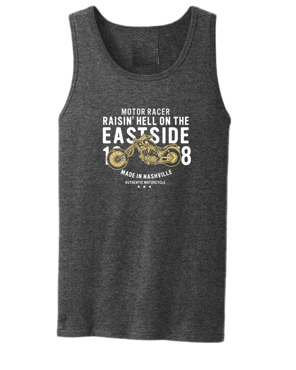 Motor racer, raisin h*ll on the eastside nashville tank top - Fivestartees