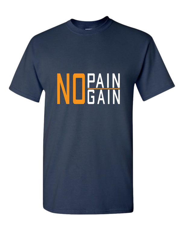 No pain No gain t-shirt, motivational t-shirt, inspirational tees, casual tees - Fivestartees