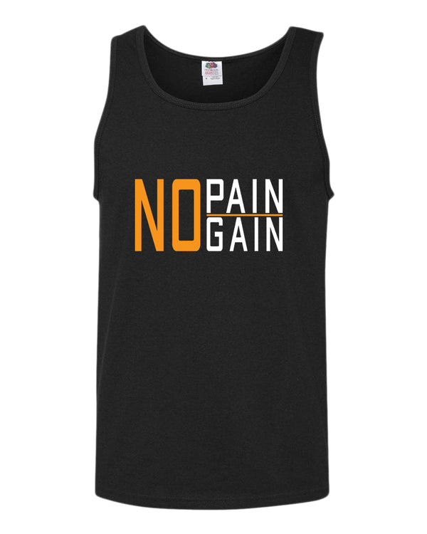No pain No gain tank top, motivational tank top, inspirational tank tops, casual tank tops - Fivestartees