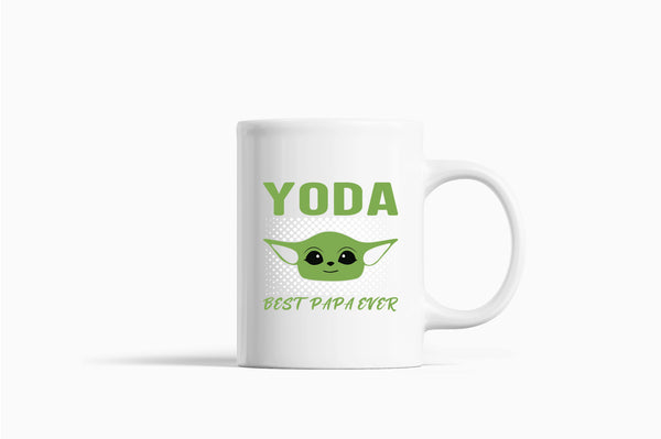 Yoda best papa ever Coffee Mug, galaxy dad Coffee Mug - Fivestartees