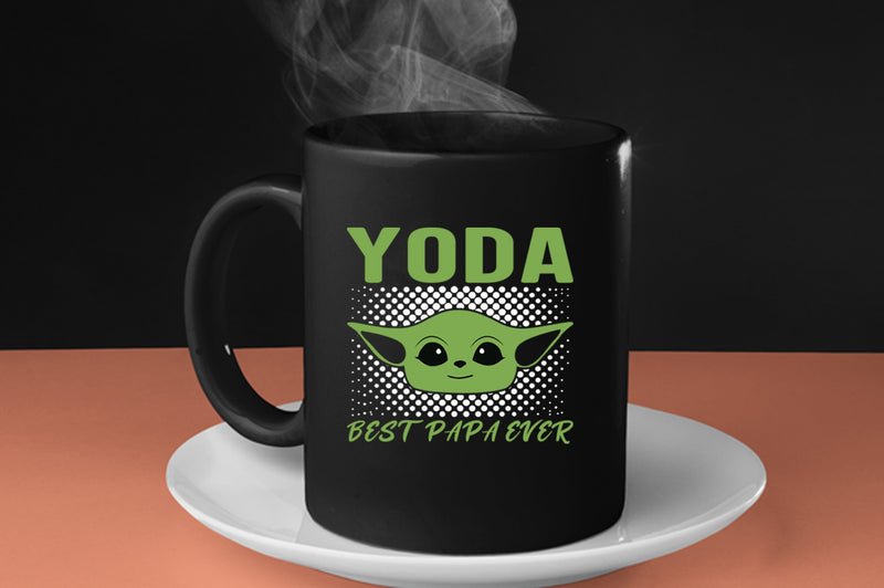 Yoda best papa ever Coffee Mug, galaxy dad Coffee Mug - Fivestartees