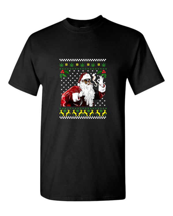 Funny smoker santa t-shirt - Fivestartees