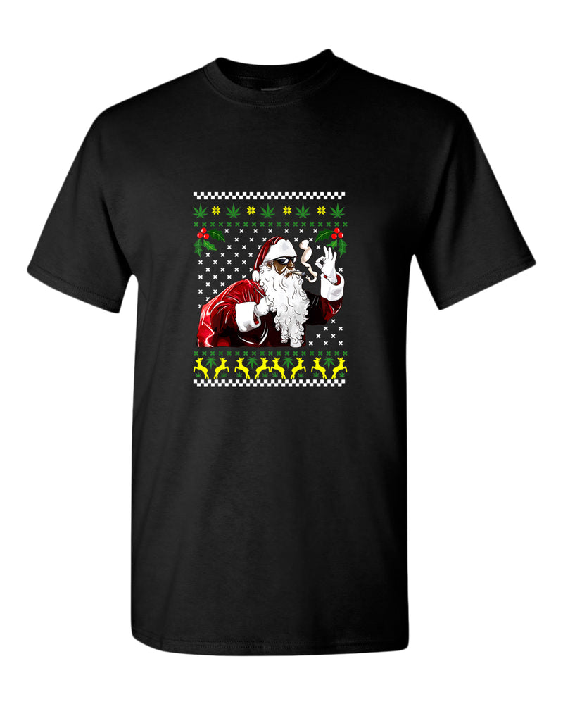 Funny smoker santa t-shirt - Fivestartees