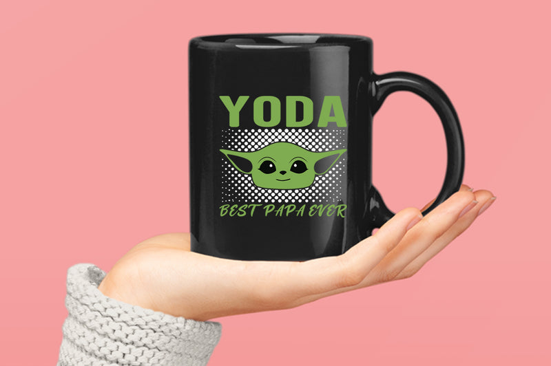 Yoda best papa ever Coffee Mug, galaxy dad Coffee Mug - Fivestartees