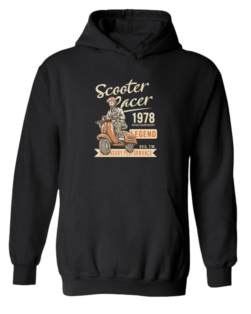 Scooter racer 1978 legend motorcycle hoodie - Fivestartees